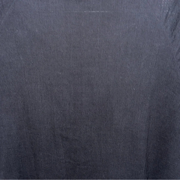 Soft Surroundings Black Gauzy Short Sleeve Top Size Medium - Picture 5 of 7